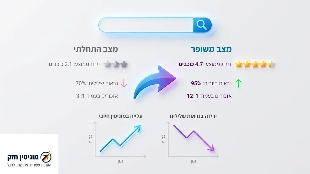 ניהול תדמית ברשת ותוצאות חיפוש חיוביות